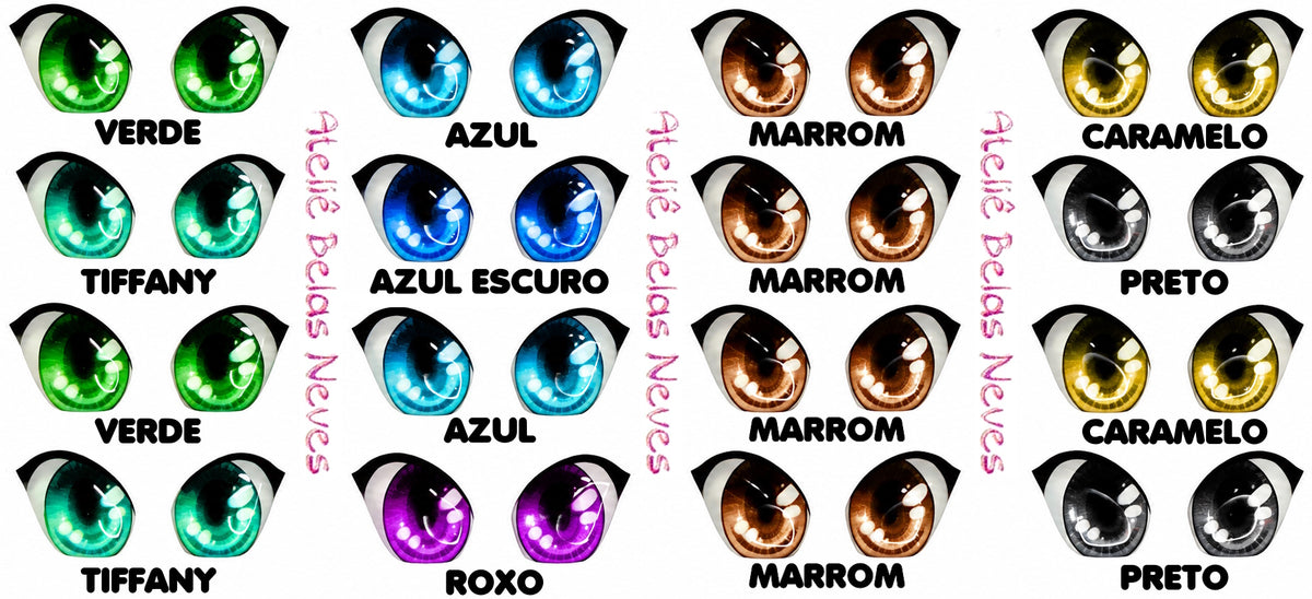 Olhos RESINADOS ABNA1700