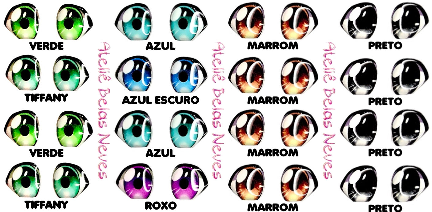 Olhos RESINADOS ABNA9000