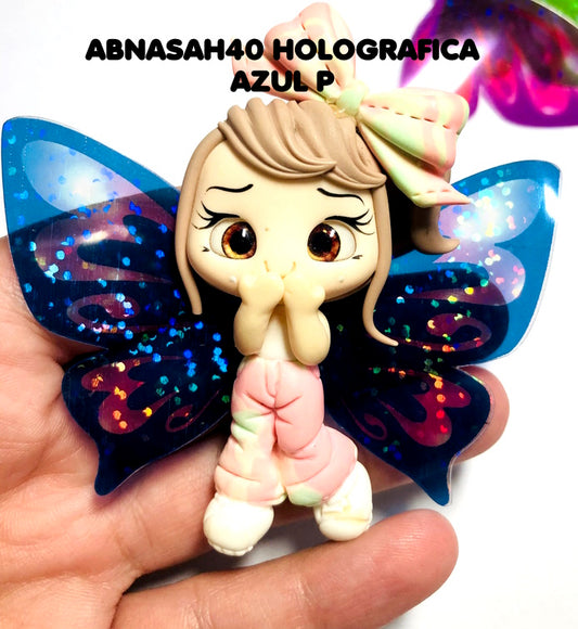 Asas HOLOGRAFICAS FADAS ABNASAH40