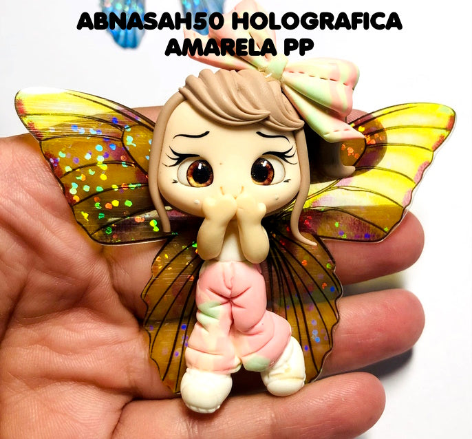Asas HOLOGRAFICAS FADAS ABNASAH50