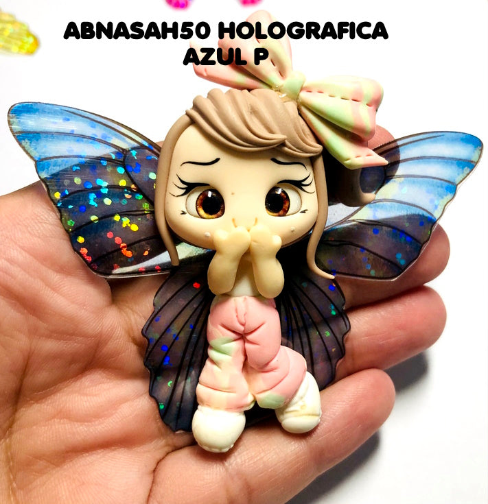 Asas HOLOGRAFICAS FADAS ABNASAH50