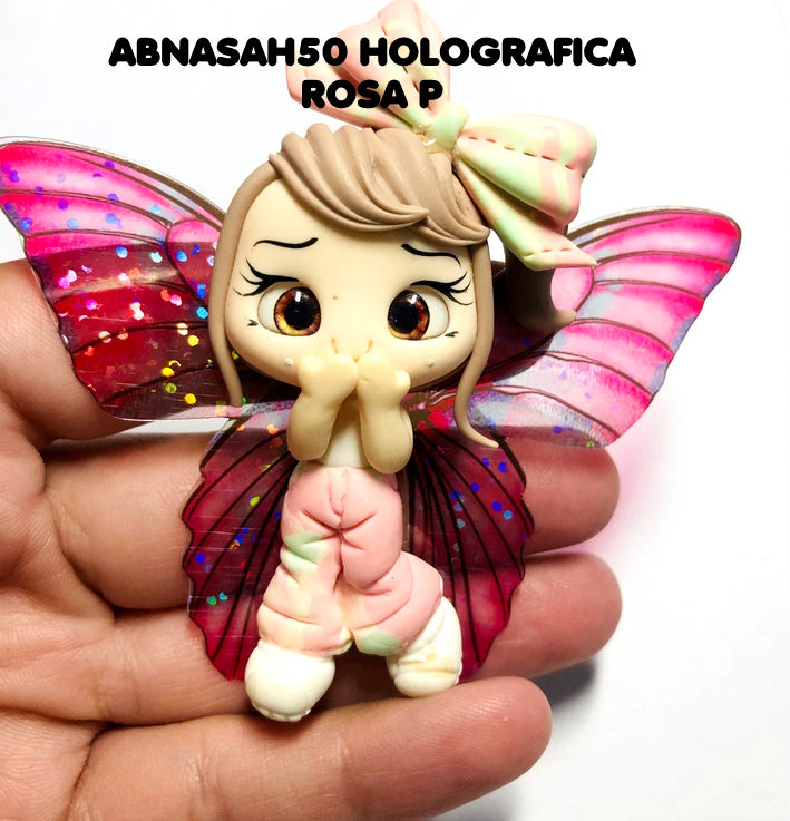 Asas HOLOGRAFICAS FADAS ABNASAH50
