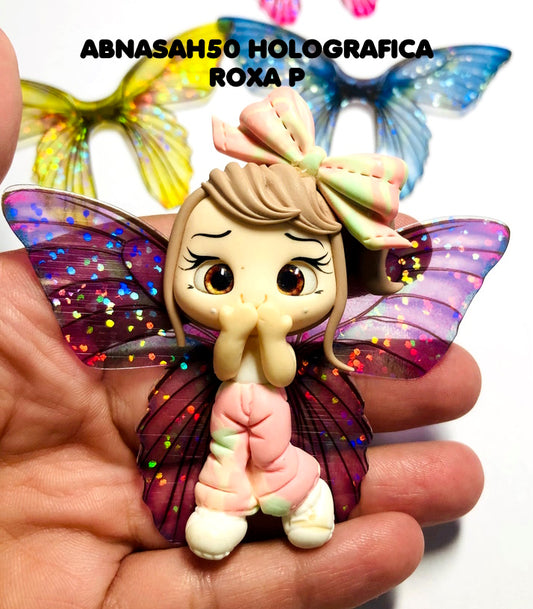 Asas HOLOGRAFICAS FADAS ABNASAH50