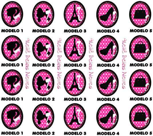Apliques RESINADOS ABNBARBIEAPLIQUESPARIS