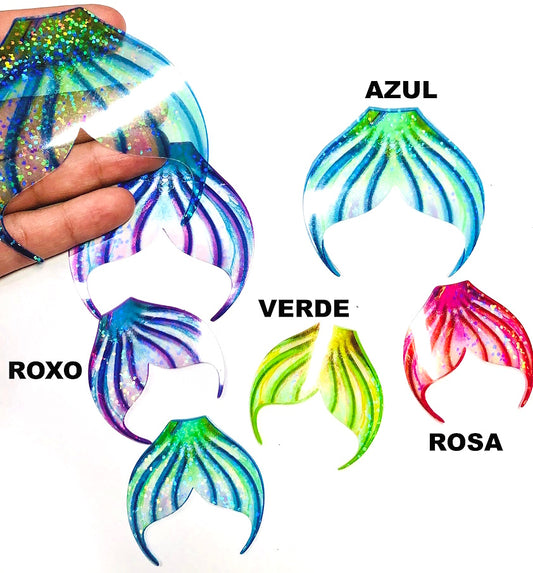 Caudas HOLOGRAFICAS SEREIAS ABNCAUDAH00