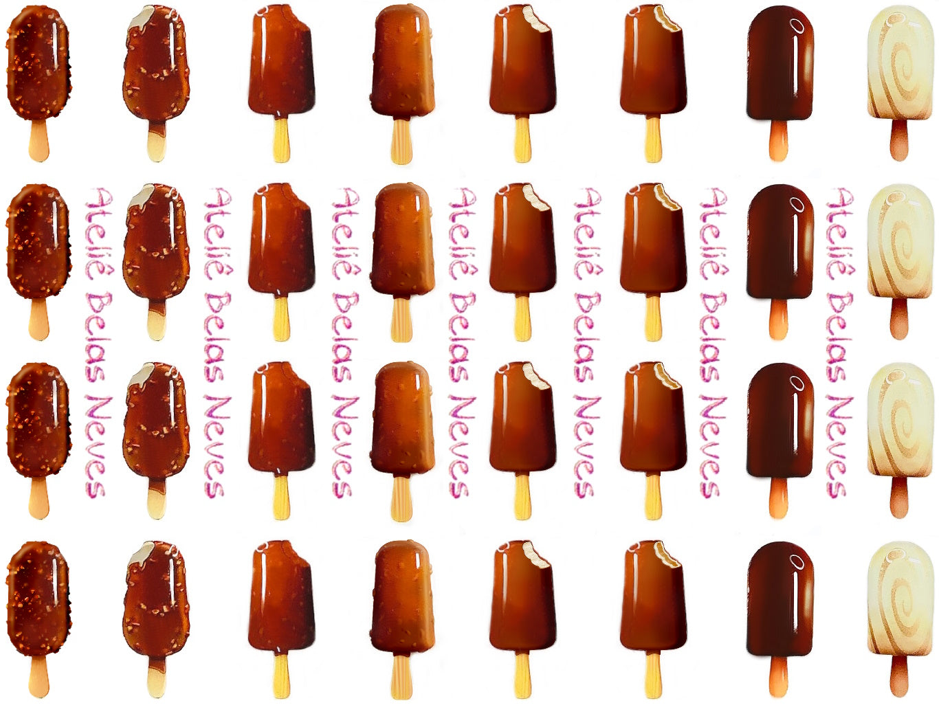 Apliques RESINADOS DELICIAS ABNDELICIAS00