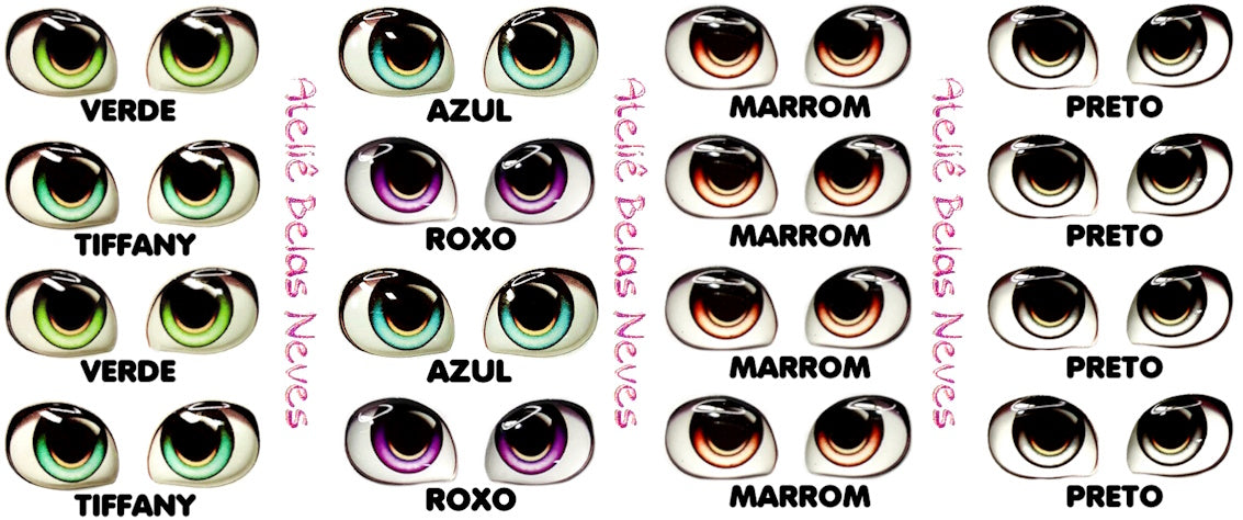 RESIN EYES ABNDOLL1900