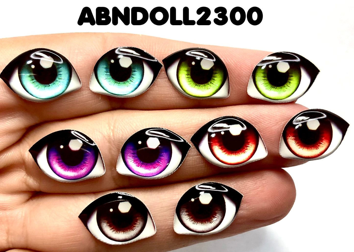 Olhos RESINADOS ABNDOLL2300