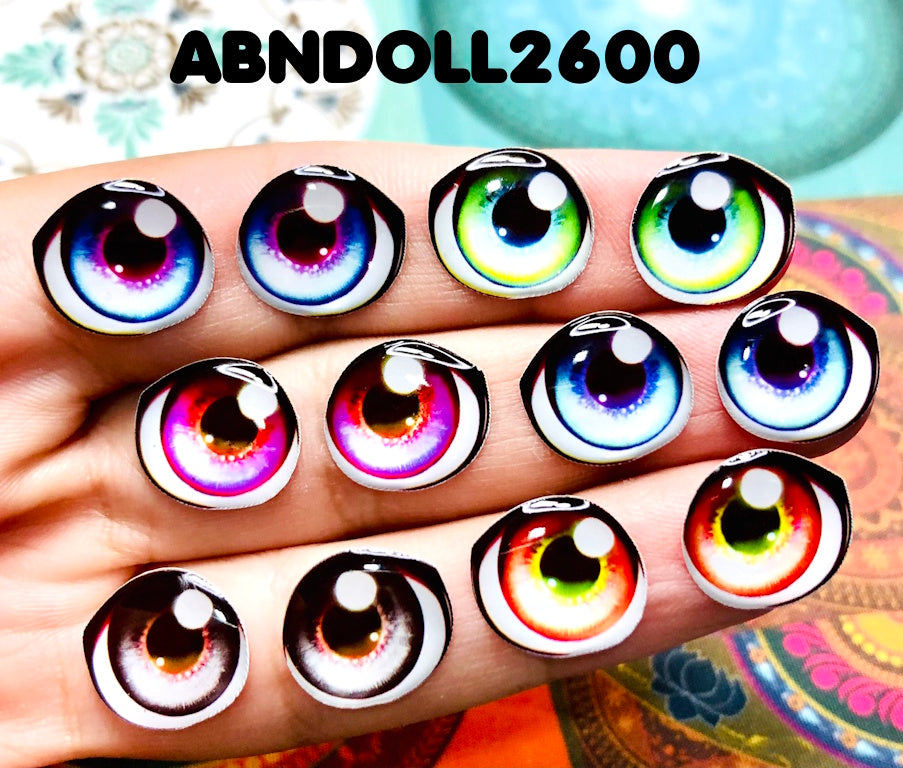 Olhos RESINADOS ABNDOLL2600