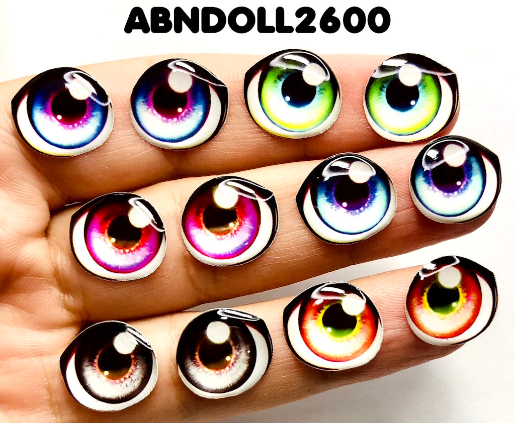 Olhos RESINADOS ABNDOLL2600