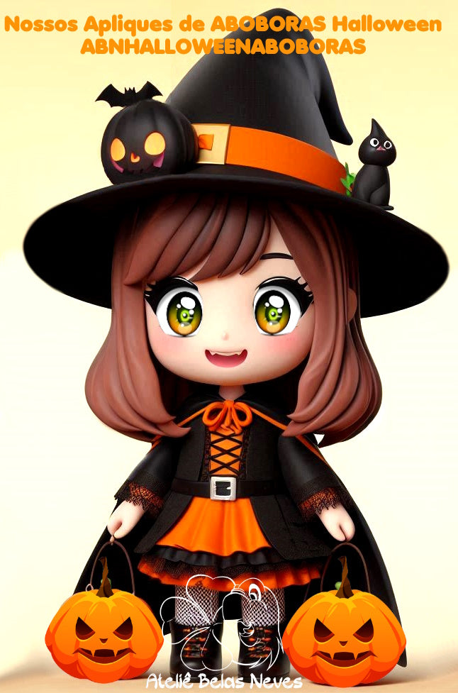 Apliques HALLOWEEN ABNHALLOWEENABOBORAS