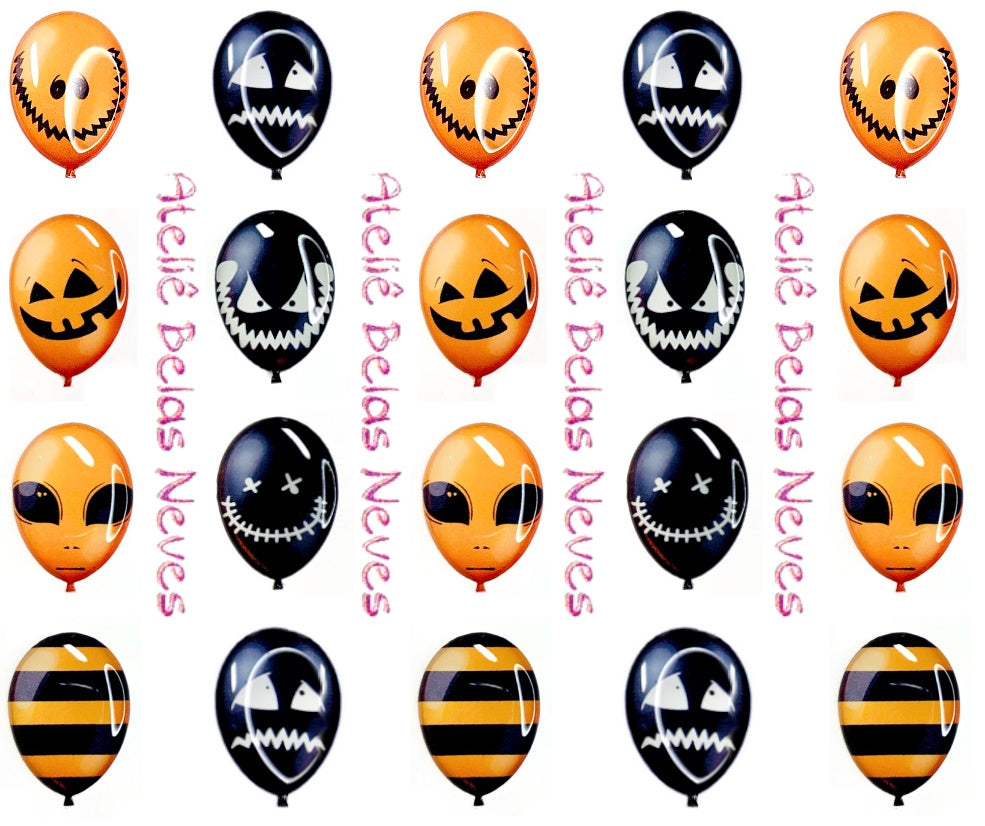 Apliques HALLOWEEN ABNHALLOWEENBALOES