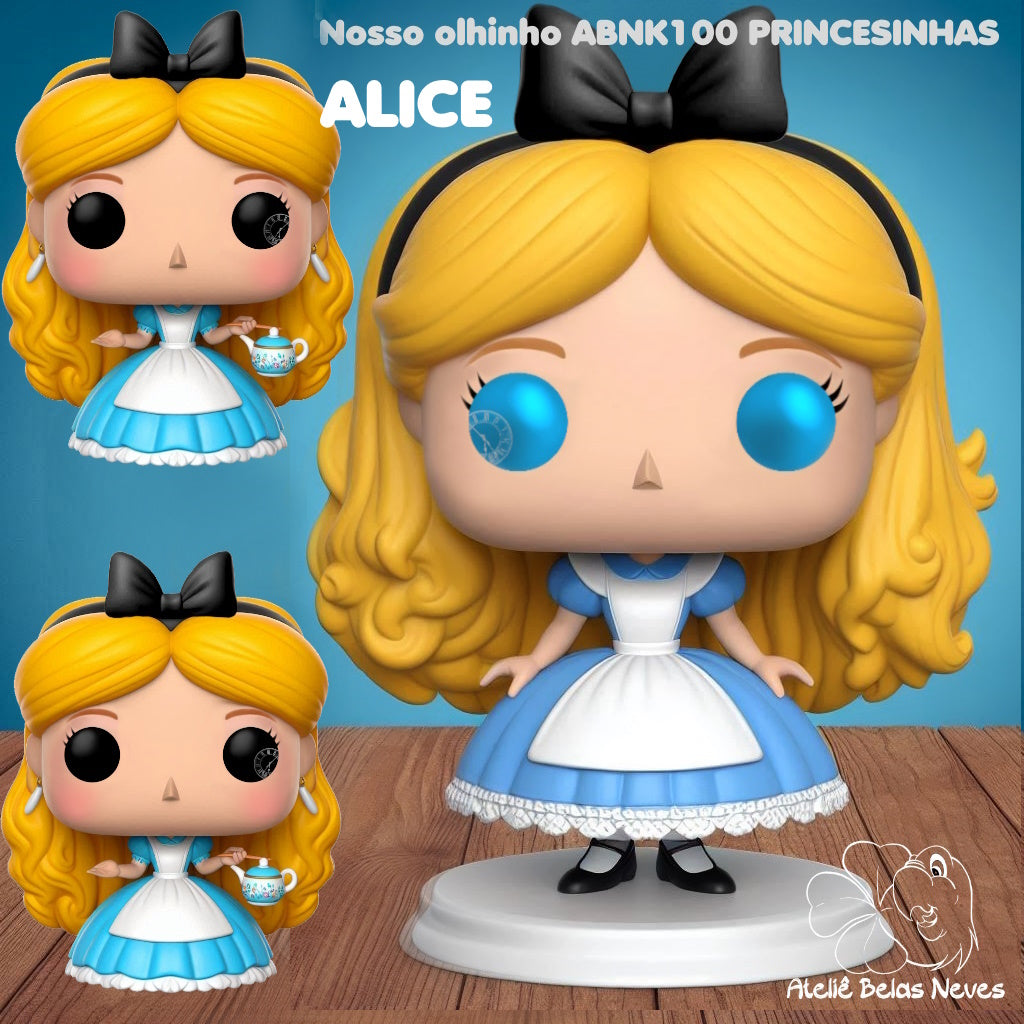Olhos Resinados ABNK100PRINCESINHAS