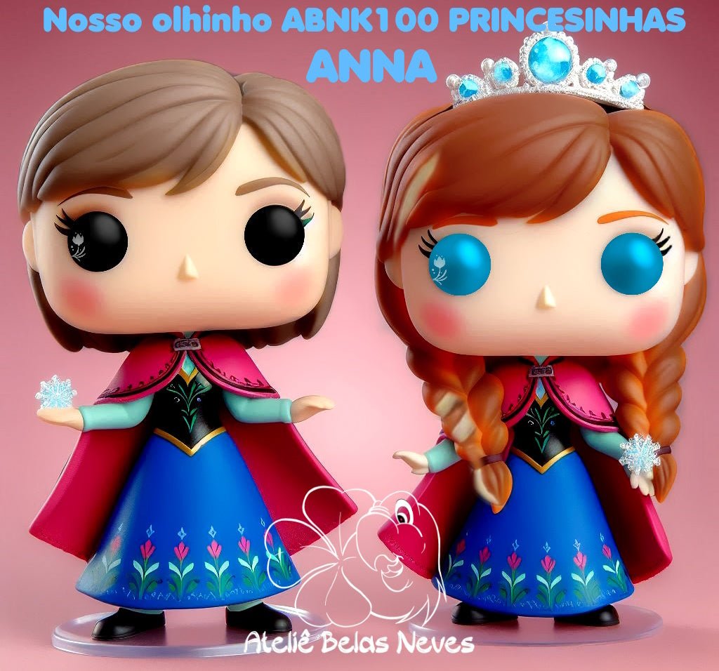 Olhos Resinados ABNK100PRINCESINHAS