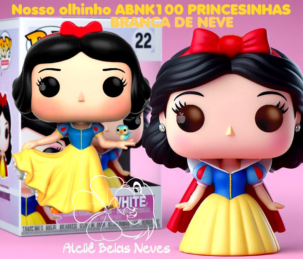 Olhos Resinados ABNK100PRINCESINHAS