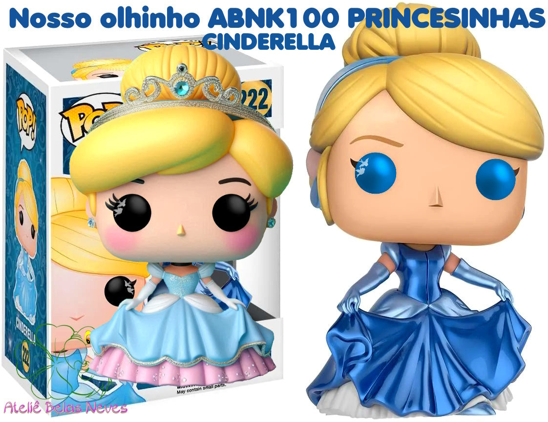 Olhos Resinados ABNK100PRINCESINHAS