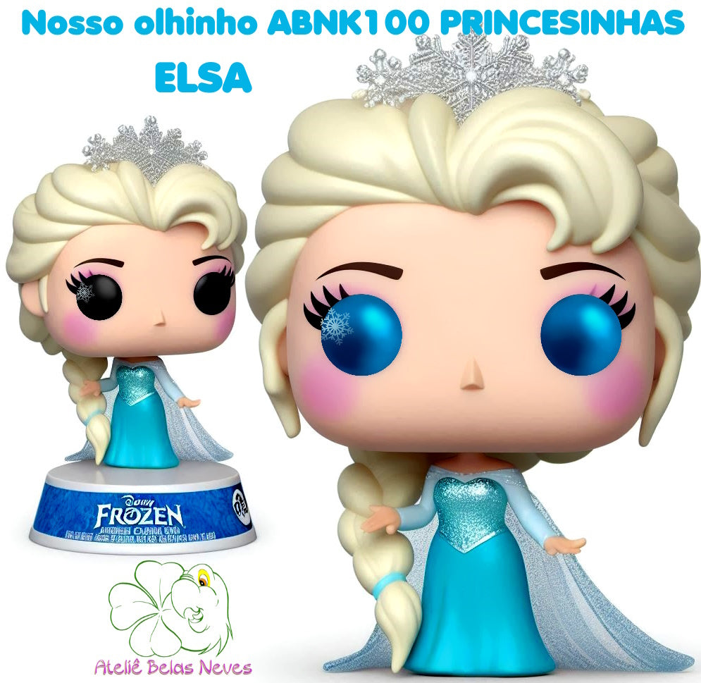 Olhos Resinados ABNK100PRINCESINHAS