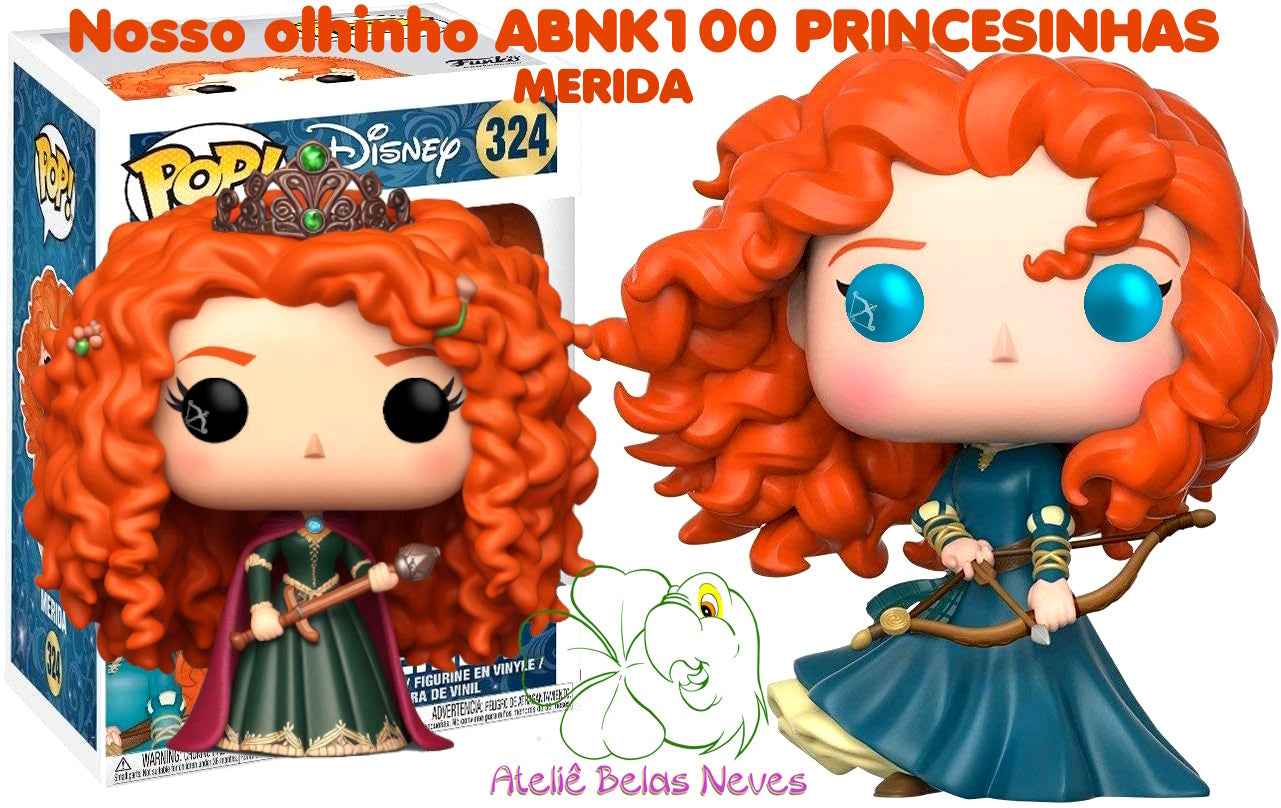 Olhos Resinados ABNK100PRINCESINHAS