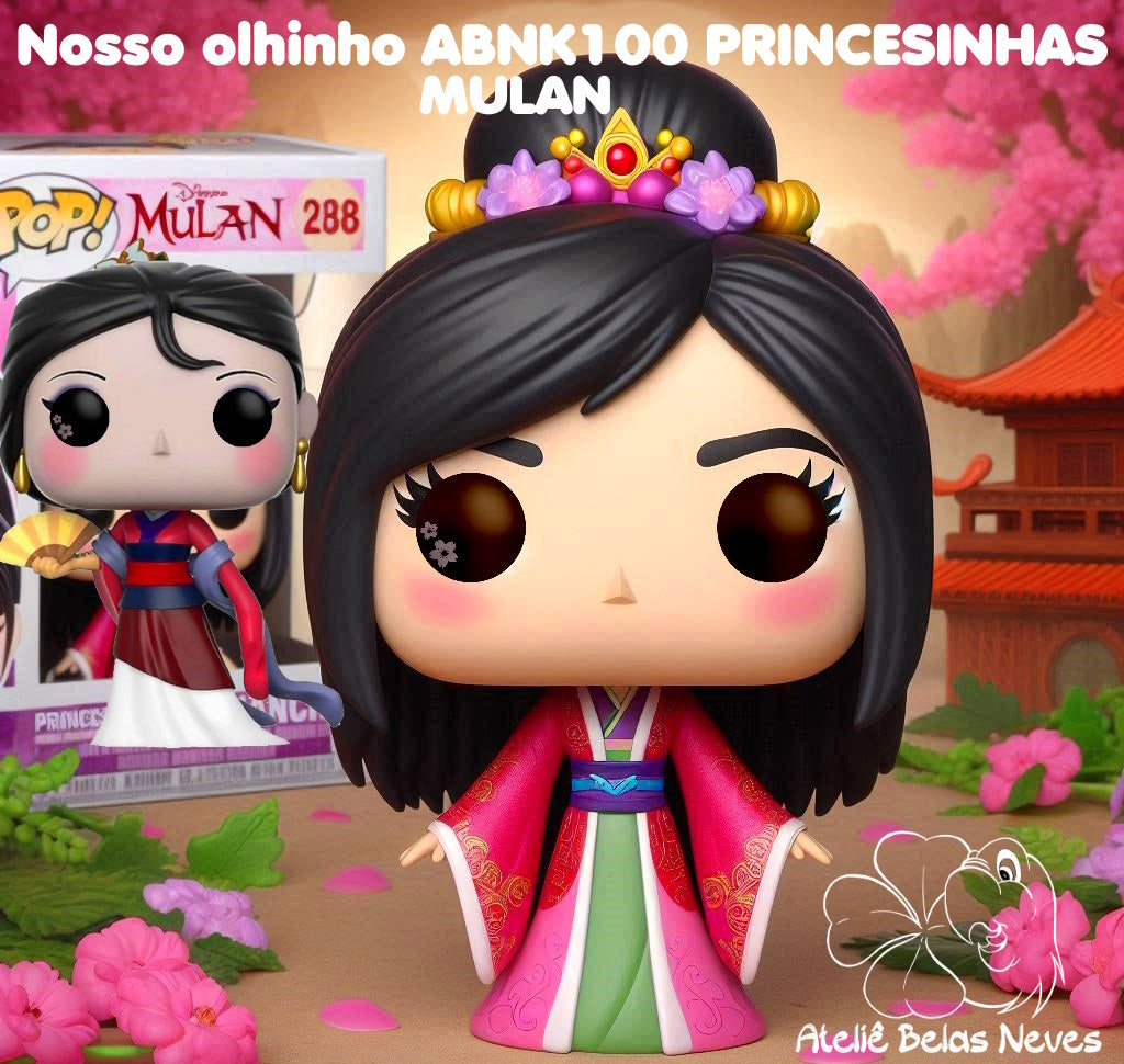 Olhos Resinados ABNK100PRINCESINHAS