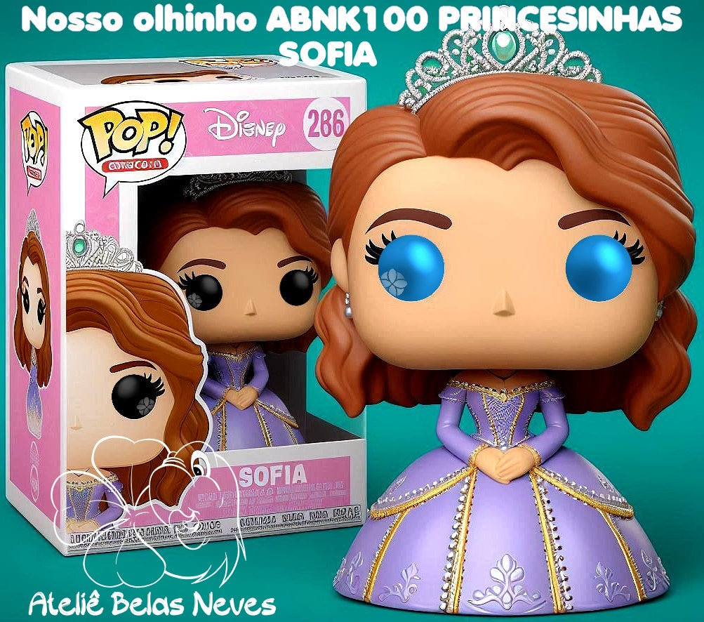 Olhos Resinados ABNK100PRINCESINHAS