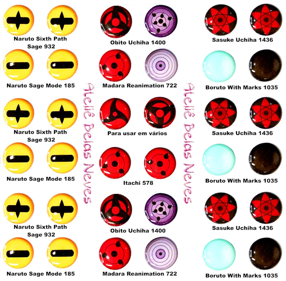 ABNK700 NARUTO Resin Eyes