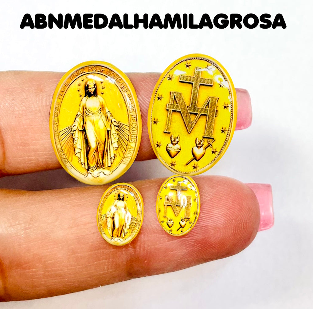Apliques RESINADOS ABNMEDALHAMILAGROSA
