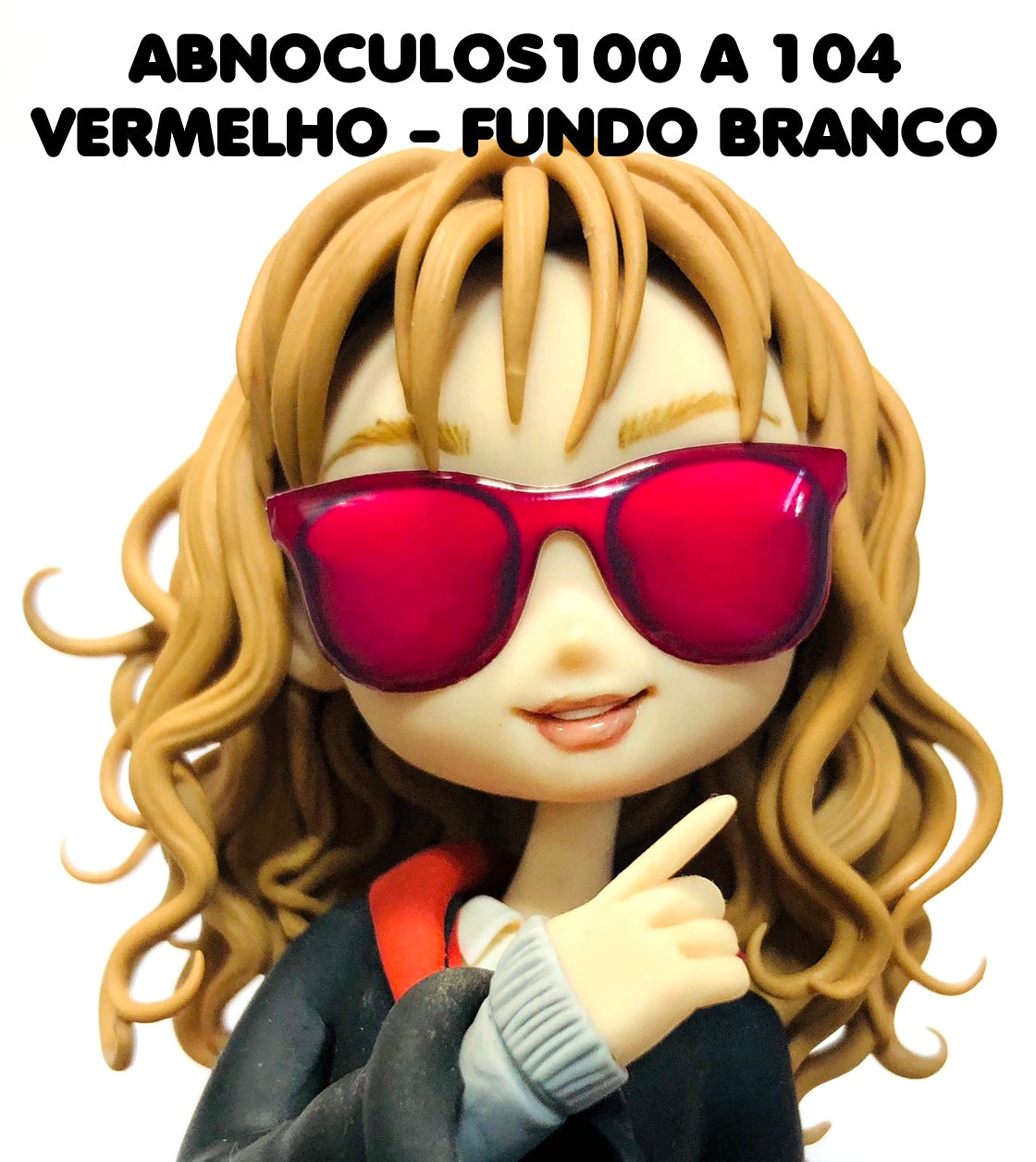 Oculos RESINADOS ESCUROS FUNDO BRANCO - ABNOCULOS100 A 104