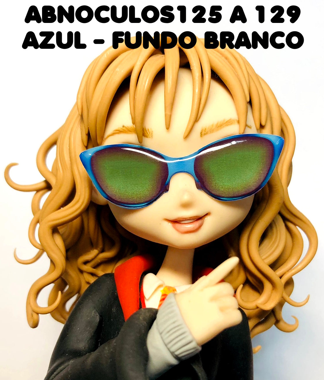 Oculos RESINADOS ESCUROS FUNDO BRANCO - ABNOCULOS125 A 129