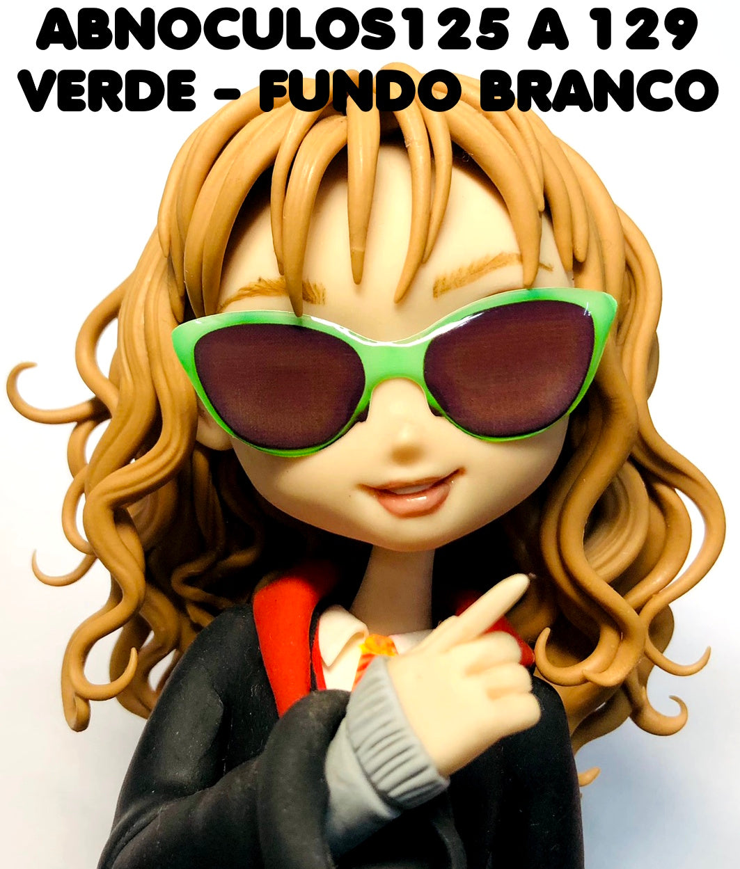 Oculos RESINADOS ESCUROS FUNDO BRANCO - ABNOCULOS125 A 129