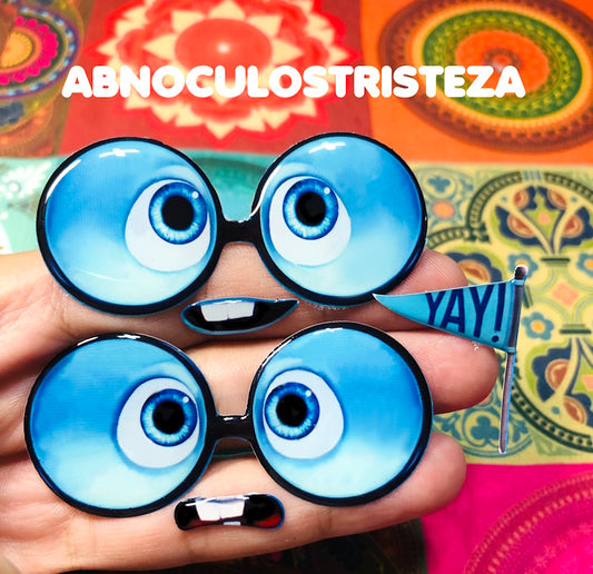 Oculos RESINADOS DIVERTIDAMENTE ABNOCULOSTRISTEZA