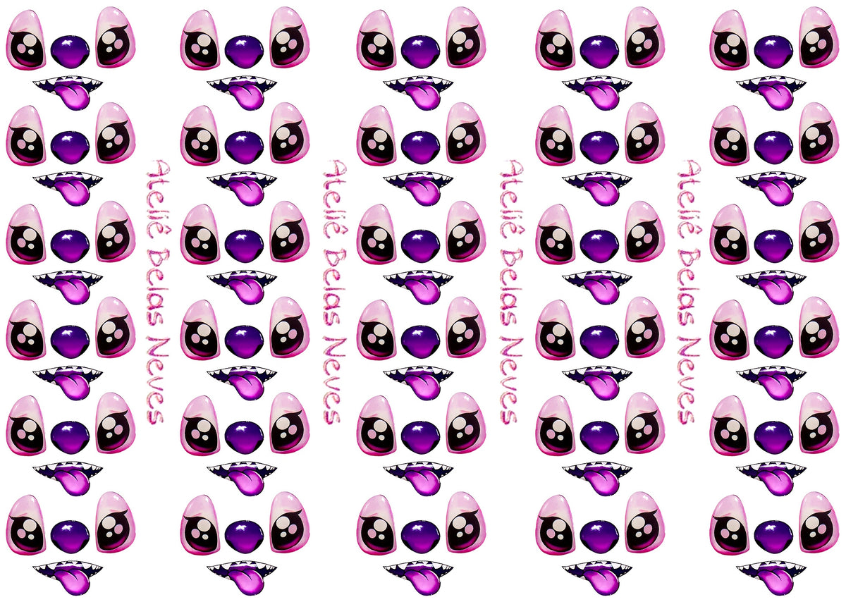 Rostos RESINADOS STITCH ABNPSTITCH ROSTO