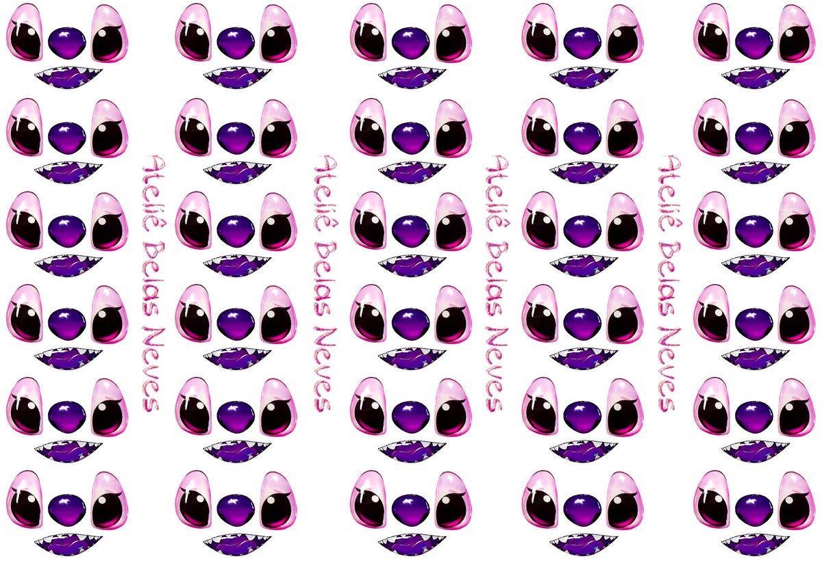 Rostos RESINADOS STITCH ABNPSTITCH ROSTO