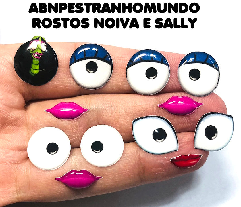 Rostos RESINADOS ABNPESTRANHOMUNDO