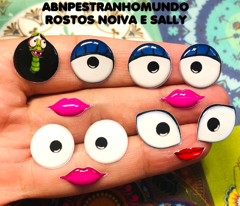 Rostos RESINADOS ABNPESTRANHOMUNDO
