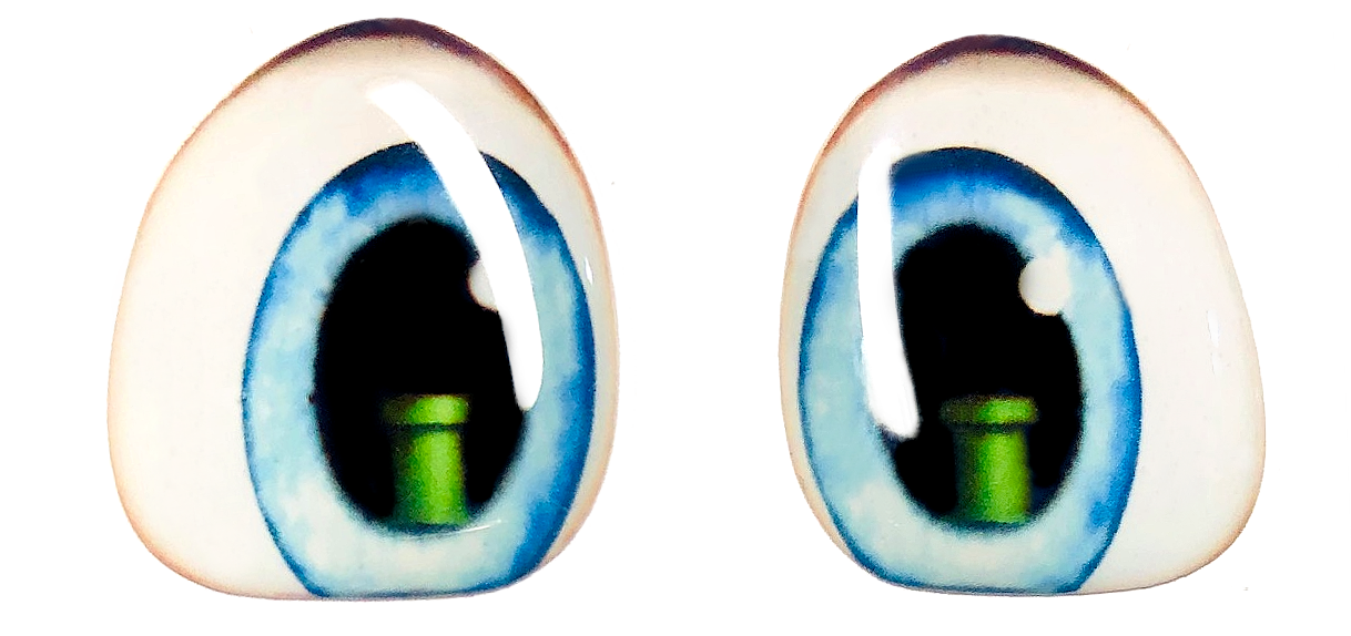 Olhos RESINADOS ABNPMARIOOLHOS MARIO BROS