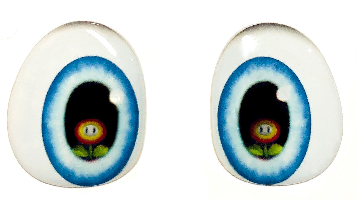 Olhos RESINADOS ABNPMARIOOLHOS MARIO BROS