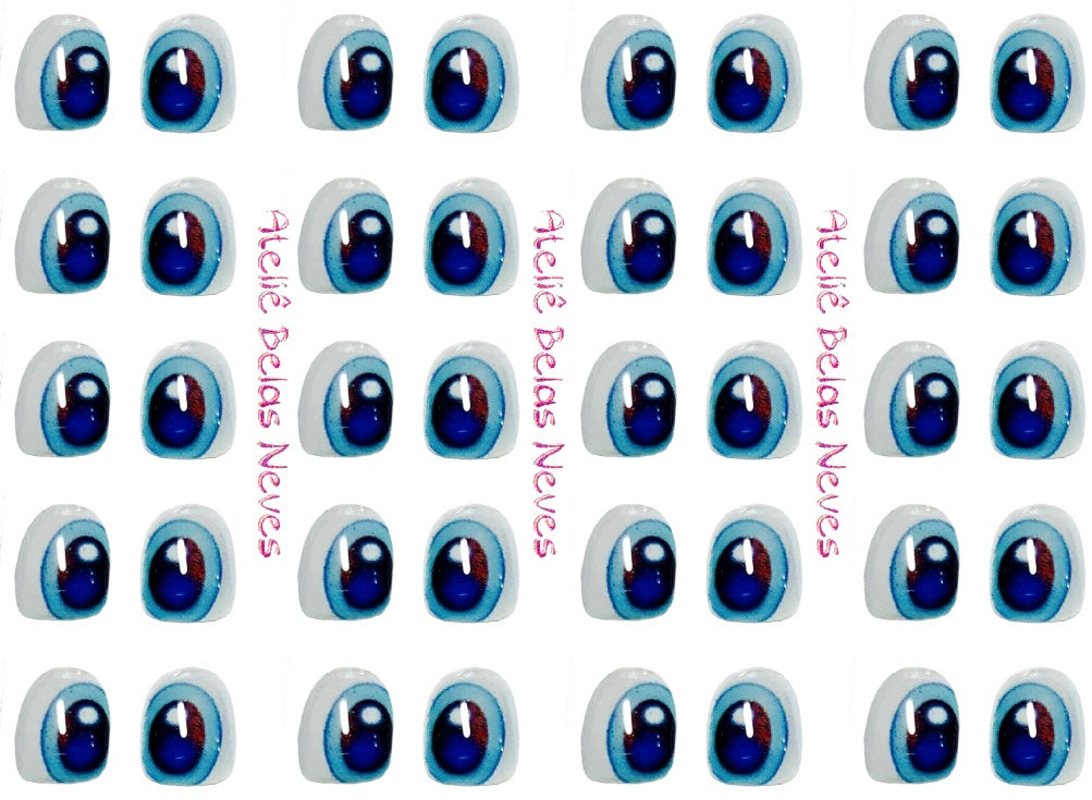 Olhos RESINADOS ABNPMARIOOLHOS MARIO BROS