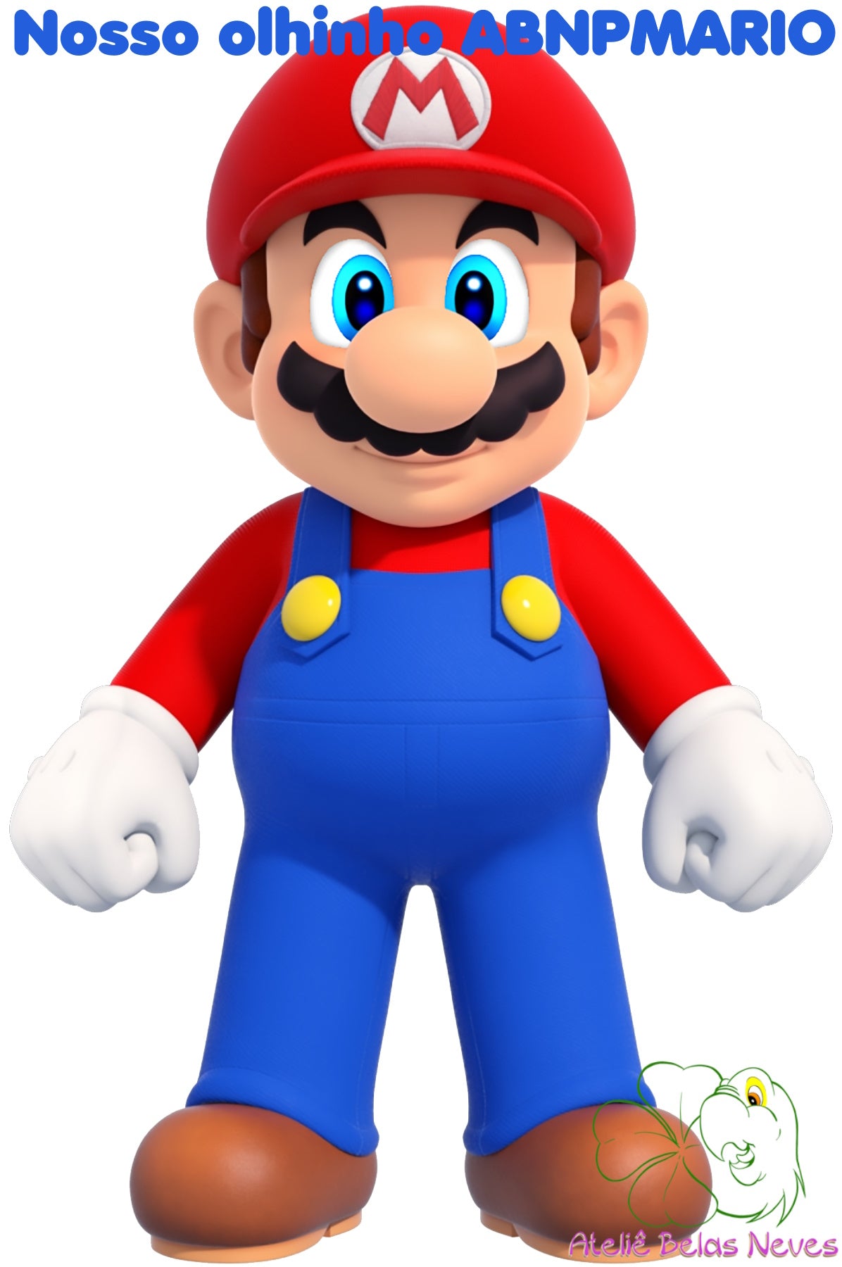 Olhos RESINADOS ABNPMARIOOLHOS MARIO BROS