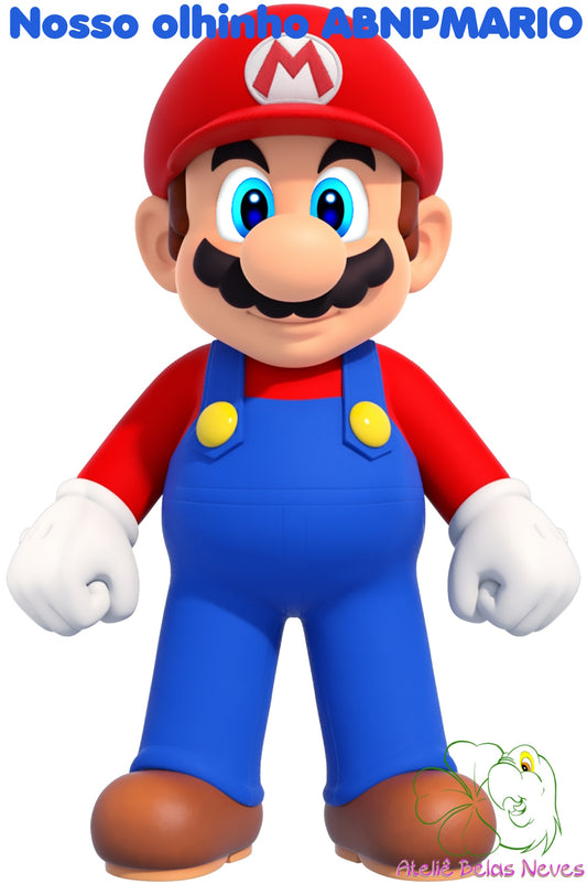 Olhos RESINADOS ABNPMARIOOLHOS MARIO BROS