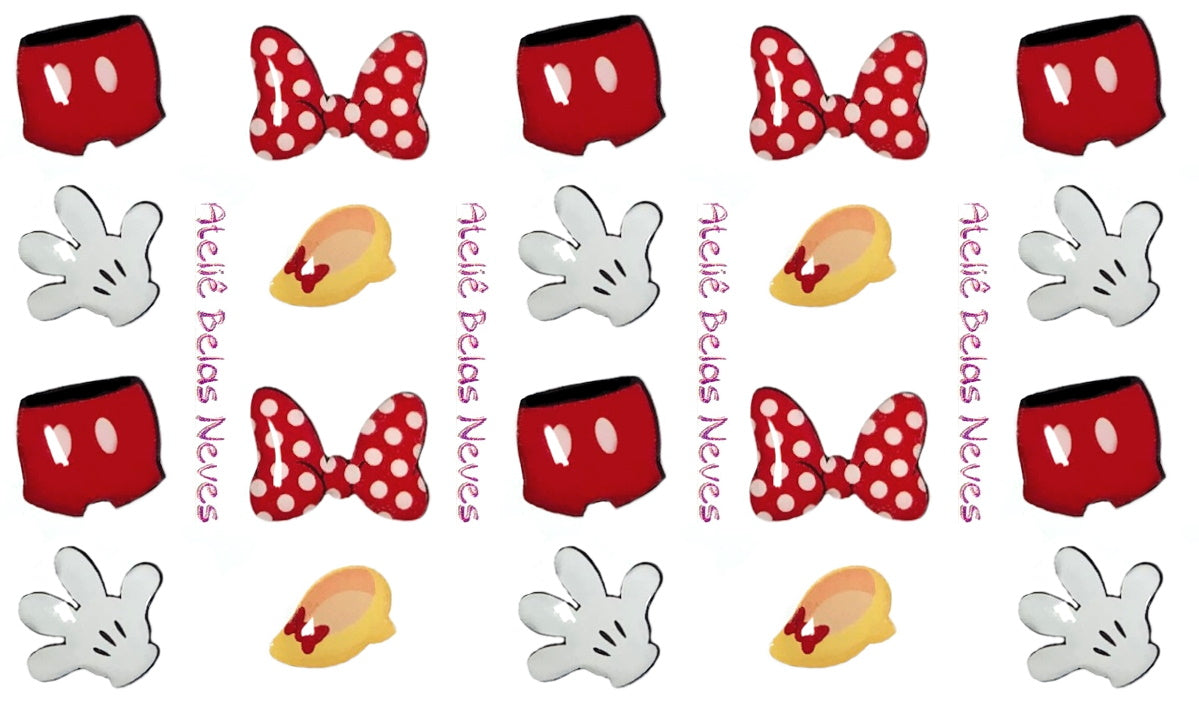 Apliques RESINADOS MICKEY ABNPMICKEY ELEMENTOS