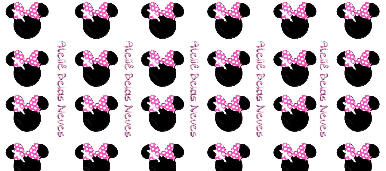 Apliques RESINADOS MINNIE ABNPMINNIE ELEMENTOS