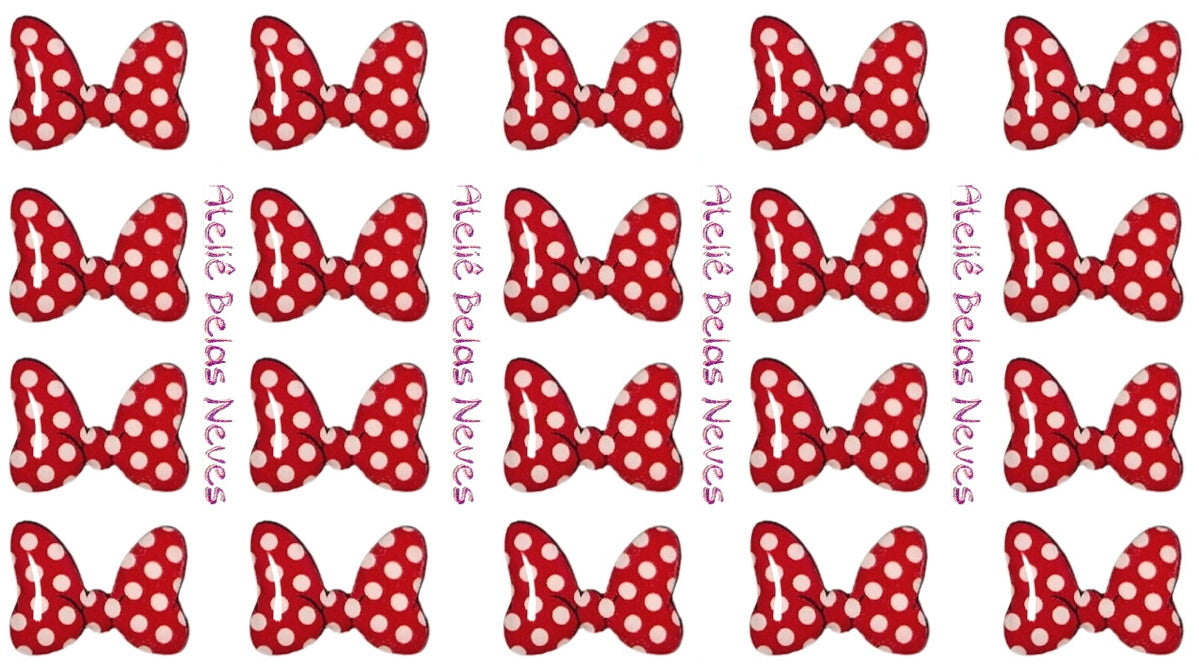 Apliques RESINADOS MINNIE ABNPMINNIE ELEMENTOS