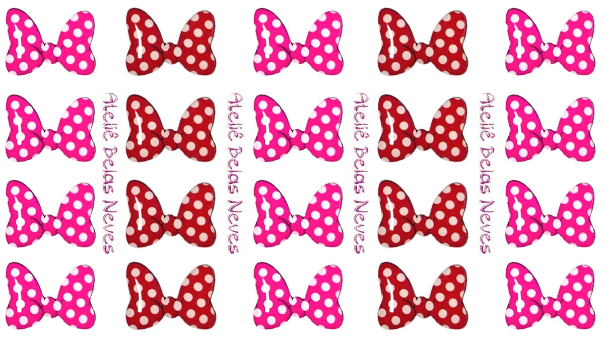 Apliques RESINADOS MINNIE ABNPMINNIE ELEMENTOS