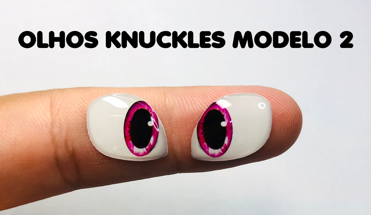 Olhos Resinados PERSONAGENS SONIC ABNPSONIC MODELO 2