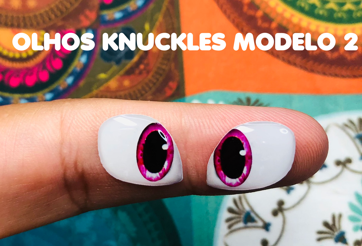 Olhos Resinados PERSONAGENS SONIC ABNPSONIC MODELO 2
