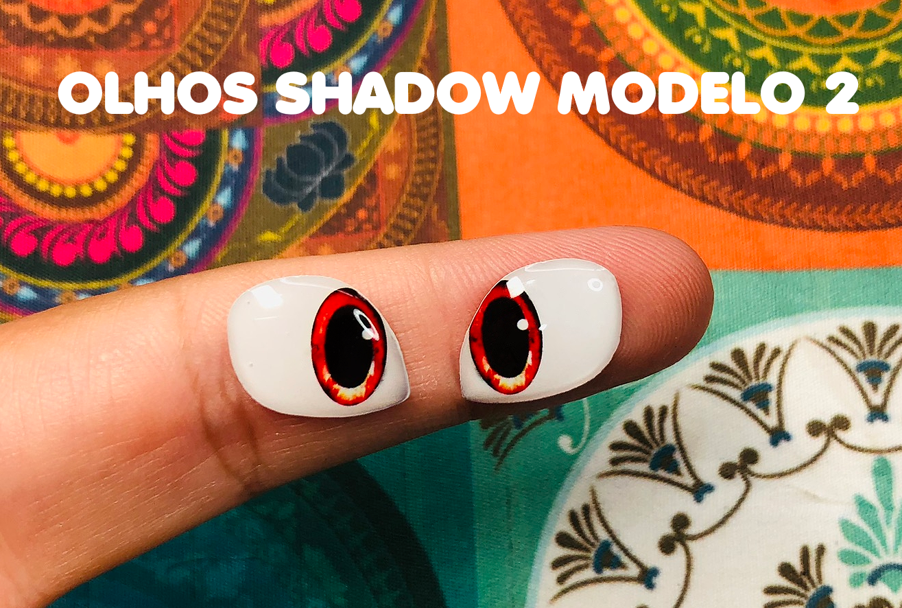 Olhos Resinados PERSONAGENS SONIC ABNPSONIC MODELO 2