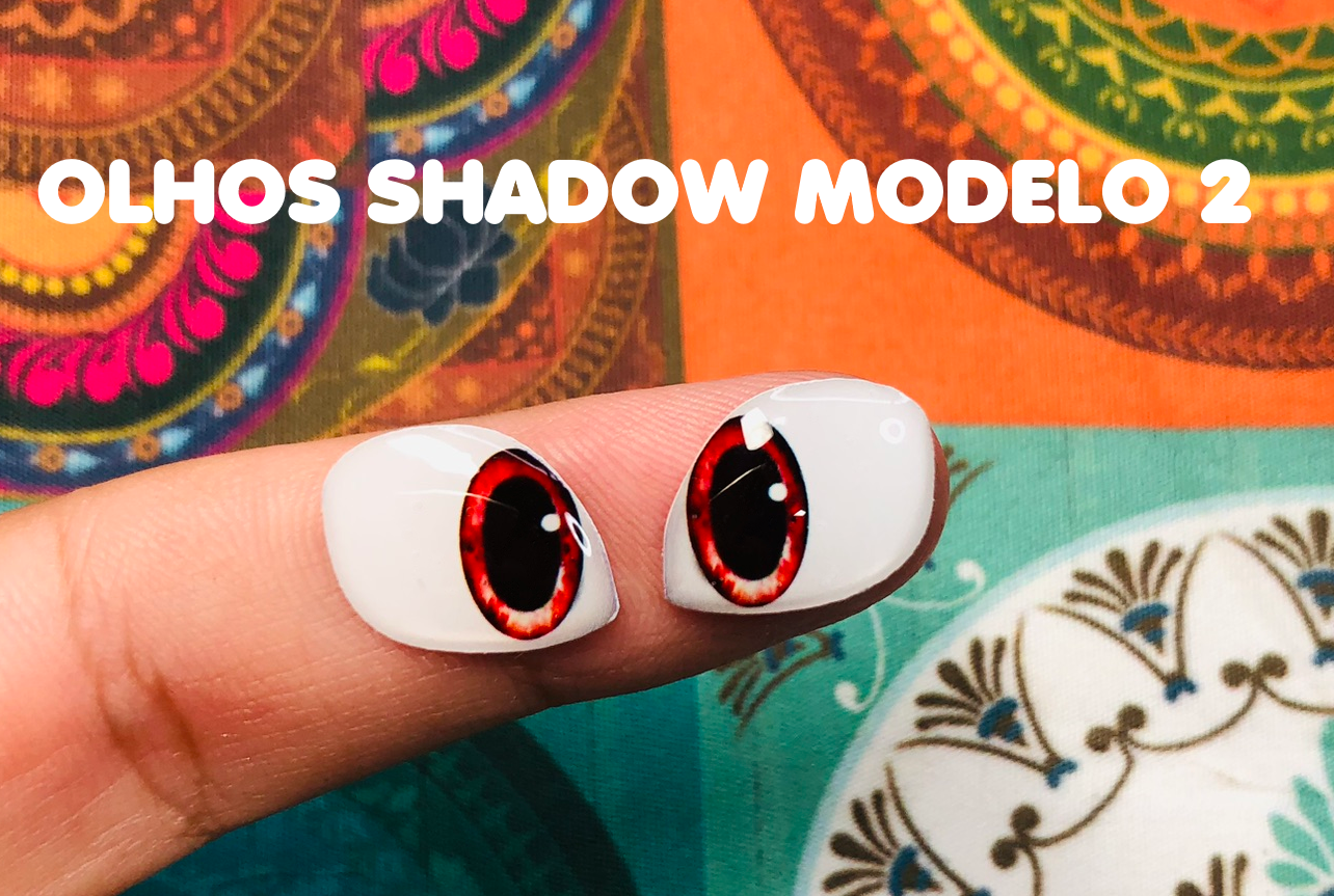 Olhos Resinados PERSONAGENS SONIC ABNPSONIC MODELO 2