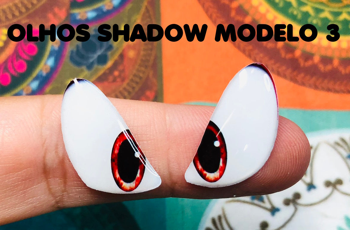 Olhos Resinados PERSONAGENS SONIC ABNPSONIC MODELO 3