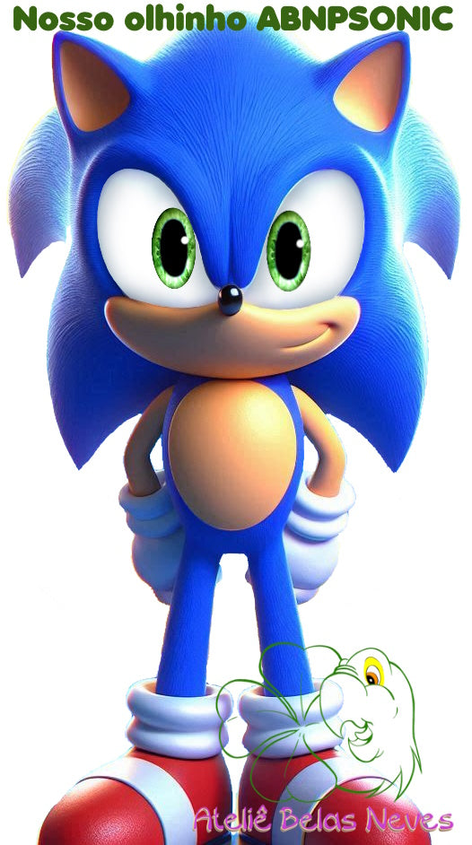 Olhos Resinados PERSONAGENS SONIC ABNPSONIC MODELO 3