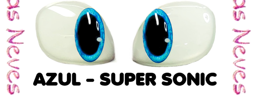 Olhos Resinados PERSONAGENS SONIC ABNPSONIC MODELO 2